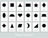 Shapes Flashcards (German)