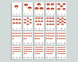 Toadstool Count and Clip Cards