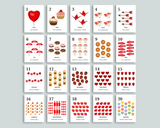 Valentine's Day Counting Cards