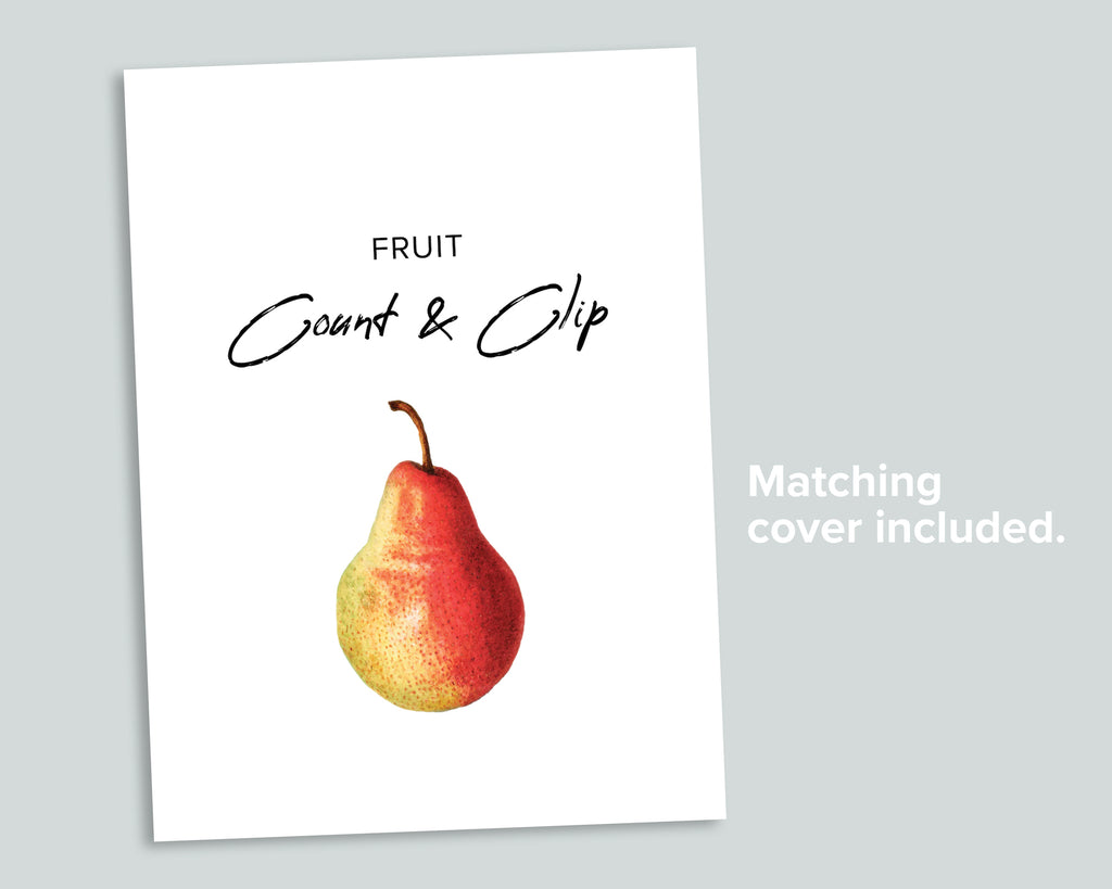 Fruit Count and Clip Cards