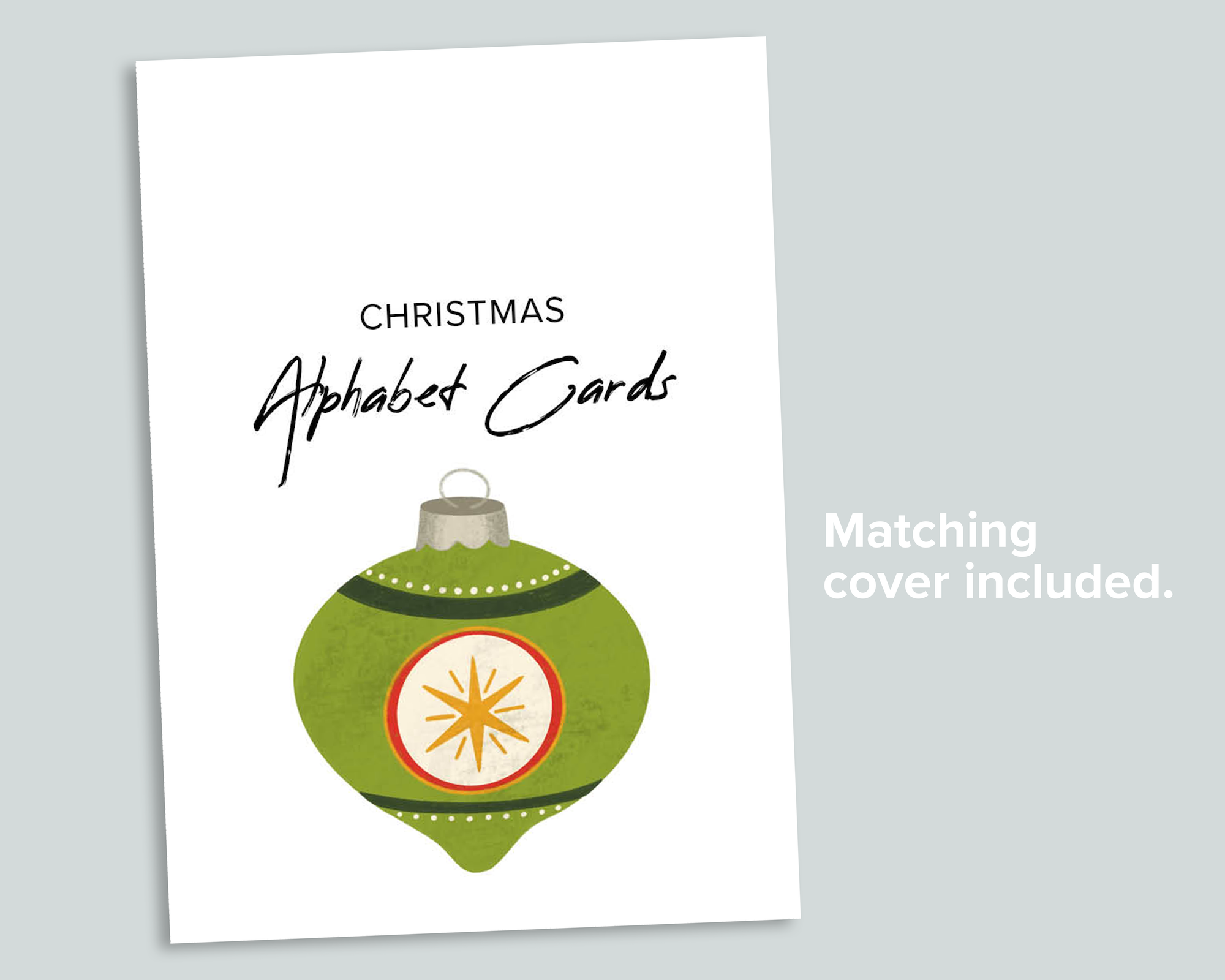 Christmas Alphabet Flashcards