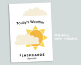 Weather Flashcards (Spanish)