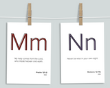 Minimalist Bible ABC Cards (ESV)