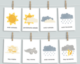 Weather Flashcards (Spanish)