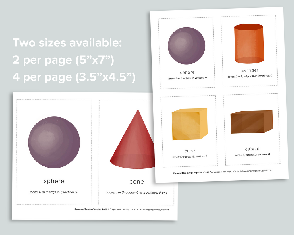 3D Shapes Flashcards