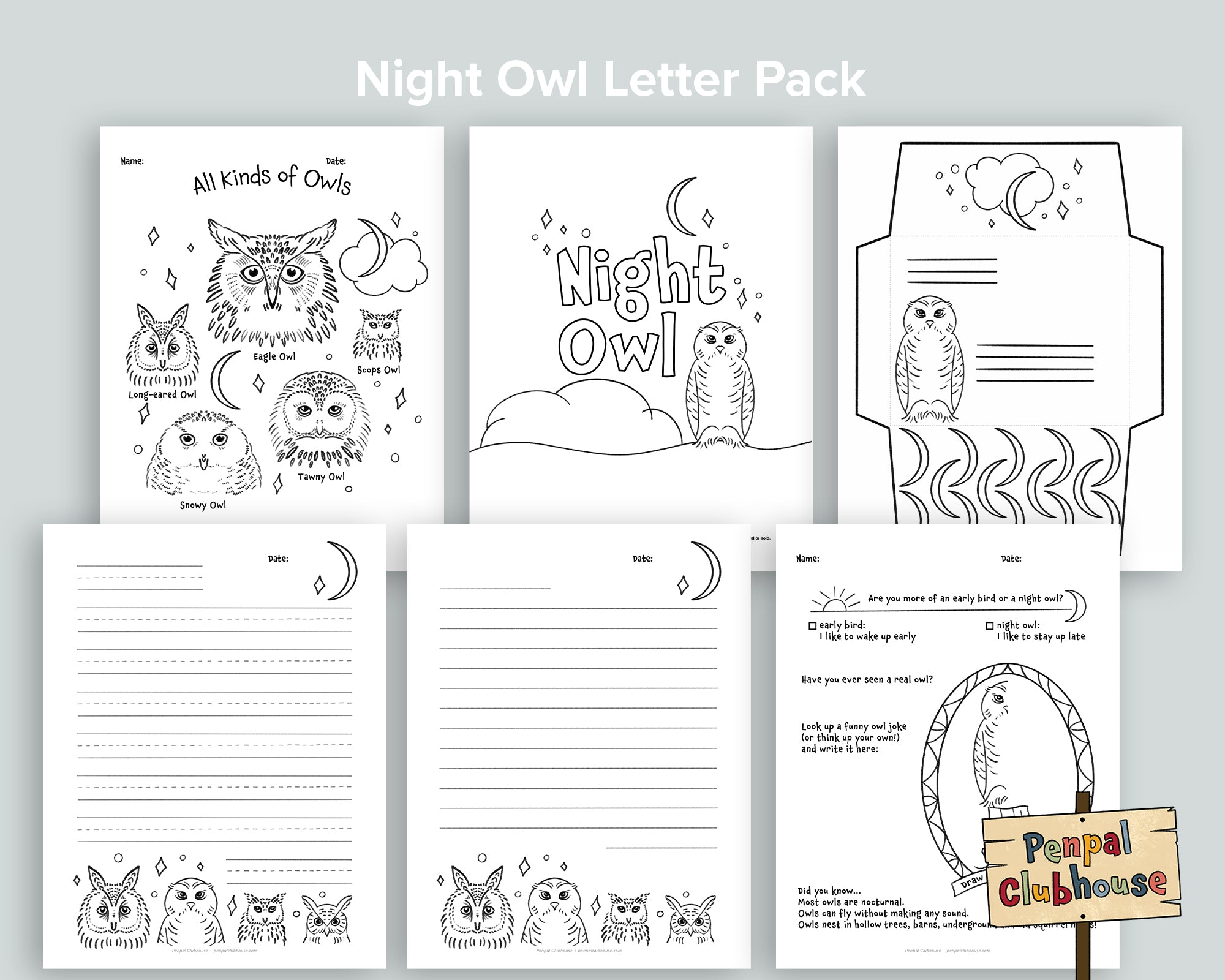Night Owl Letter Pack