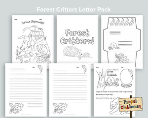 Forest Critters Letter Pack