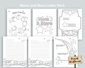 Moon and Stars Letter Pack