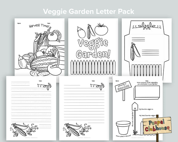 Veggie Garden Letter Pack