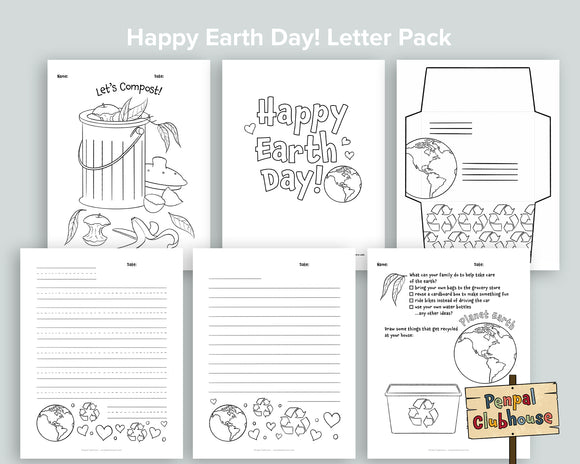 Happy Earth Day Letter Pack
