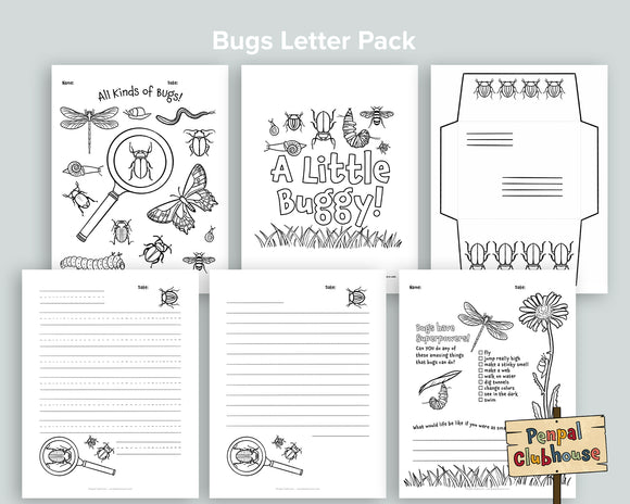 A Little Buggy Letter Pack