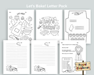 Let's Bake! Letter Pack