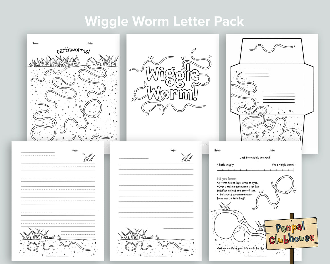 Wiggle Worm Letter Pack – Mornings Together