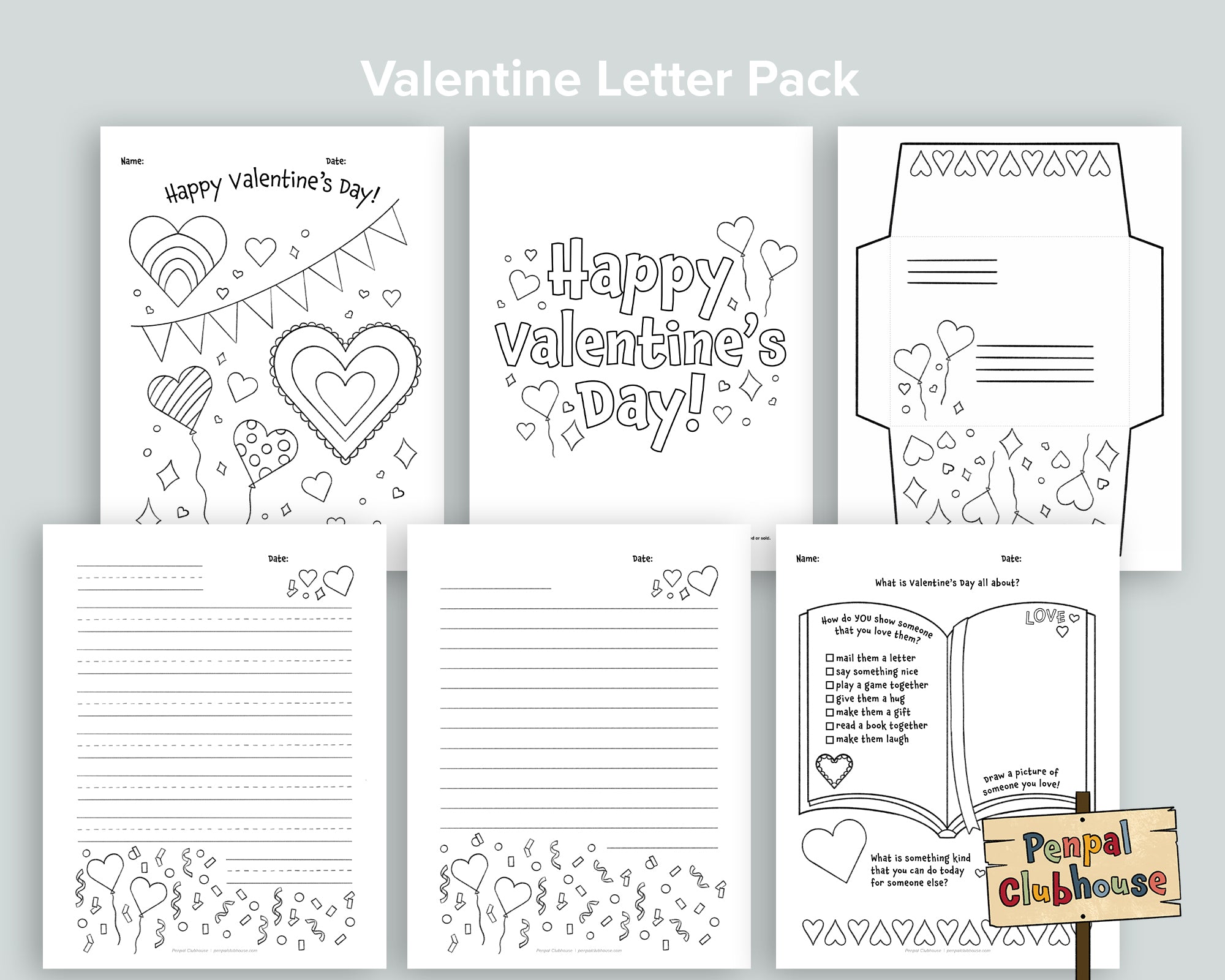 Valentine Letter Pack