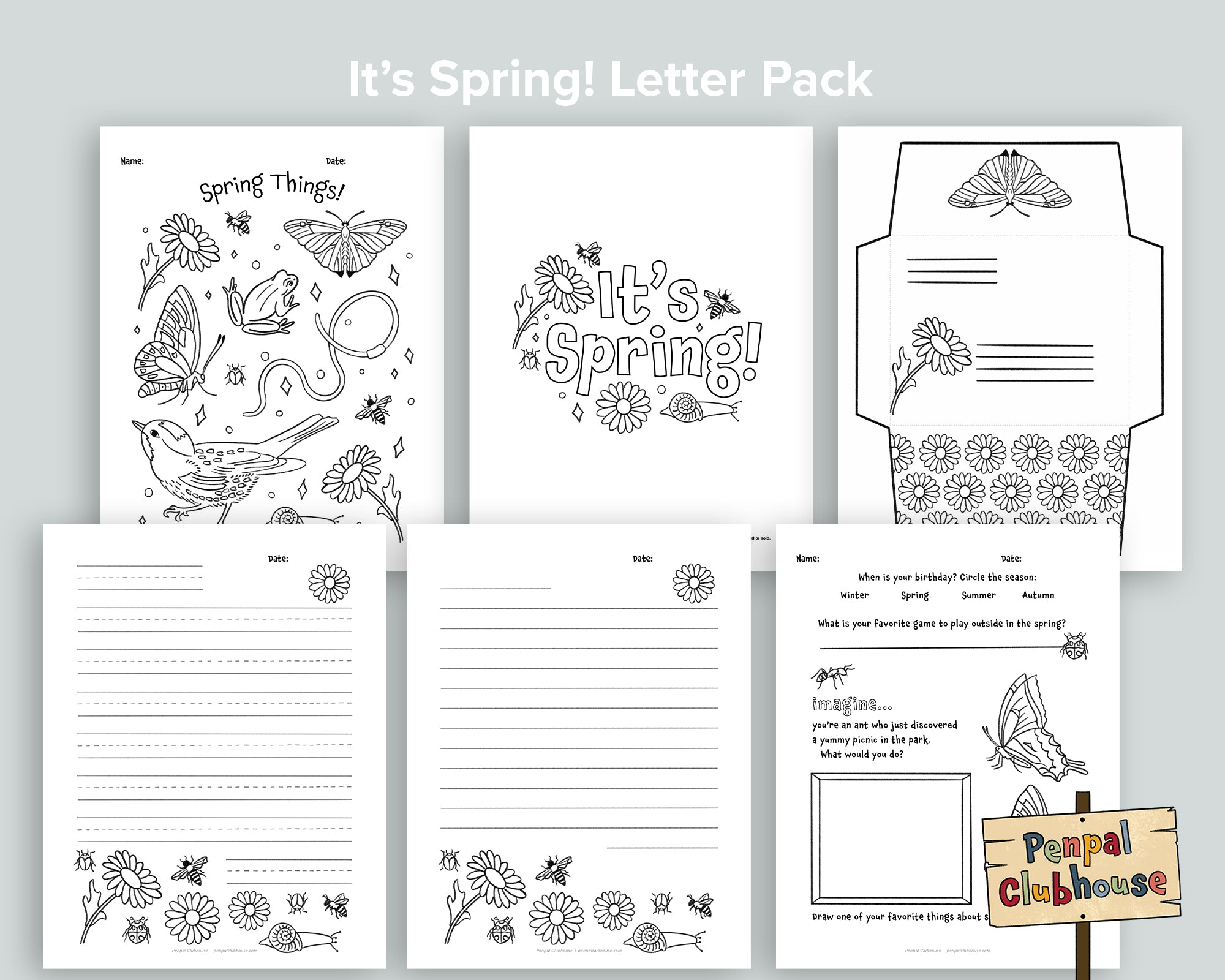 Spring Letter Pack