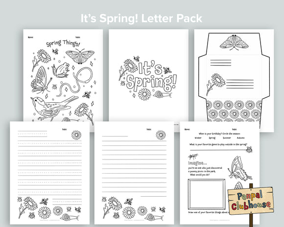 Spring Cover Letters Spring Letter Pack – Mornings Together