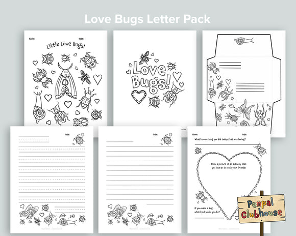 Love Bugs Letter Pack