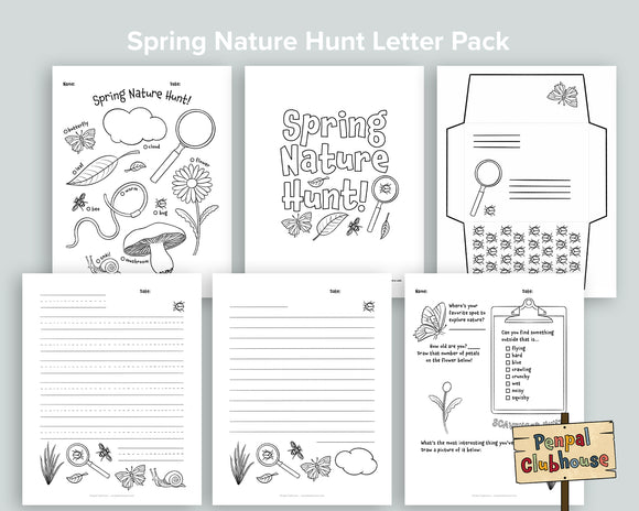 Spring Nature Hunt Letter Pack