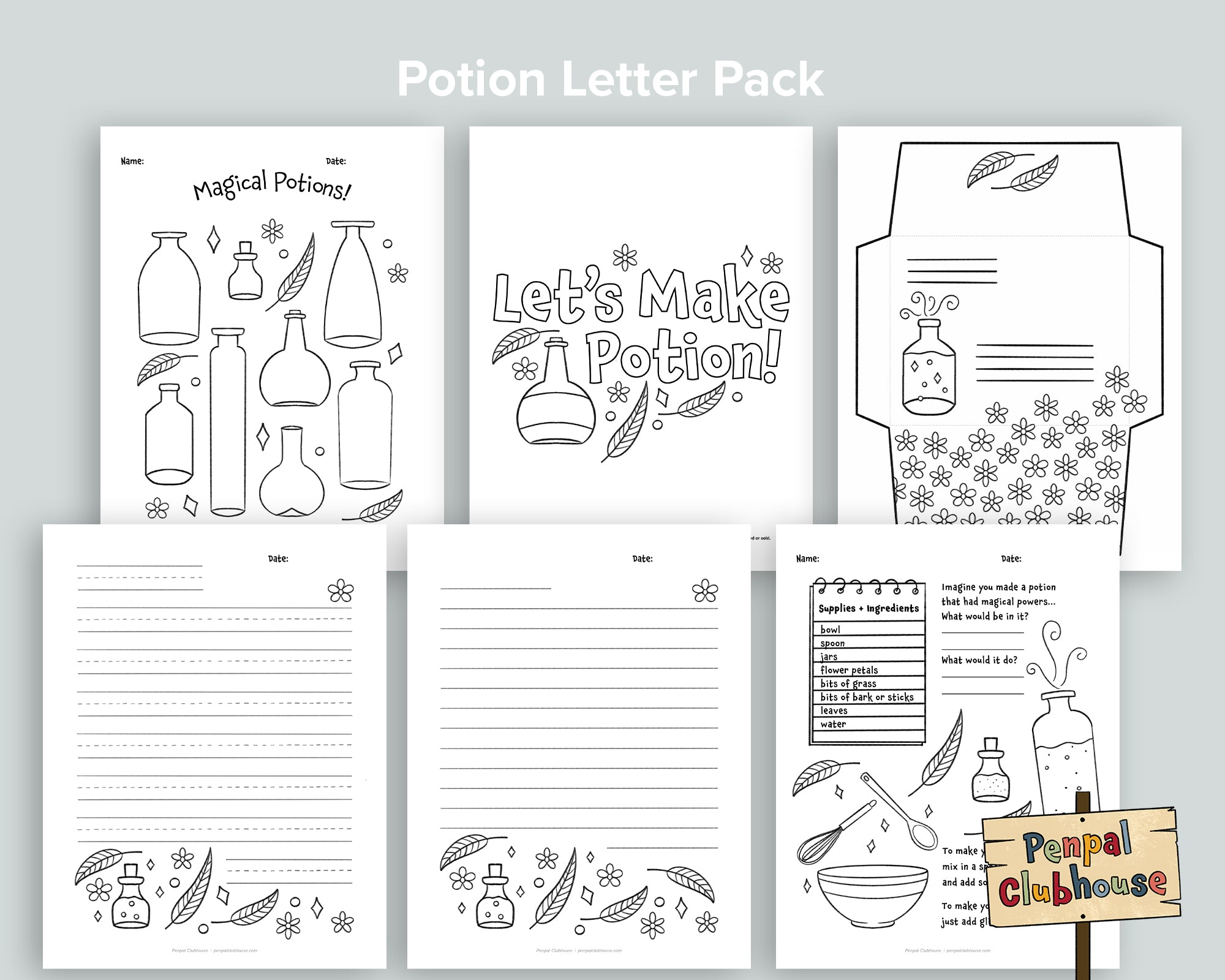 Let's Make Potion! Letter Pack