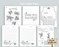 Buzzing Bees Letter Pack