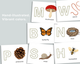 Nature ABC Resin Letter Match