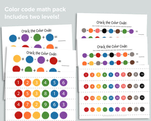 Crack the Color Code! Math Game
