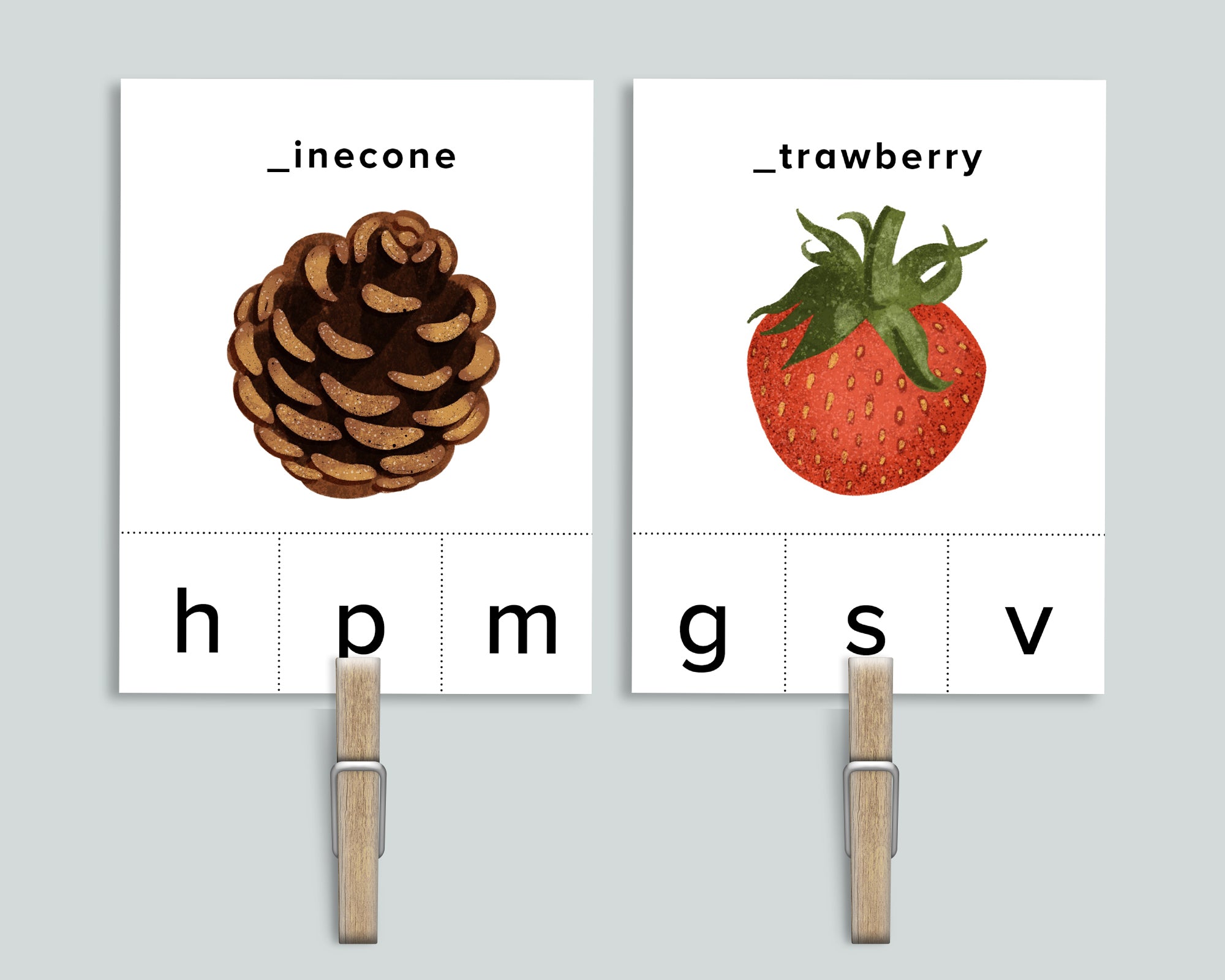 Beginning Sounds Clip Cards
