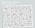 Bugs Giant Coloring Poster