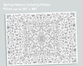 Giant Spring Coloring Poster