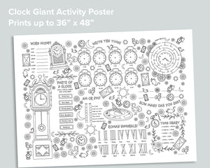 Clock Giant Learning Poster