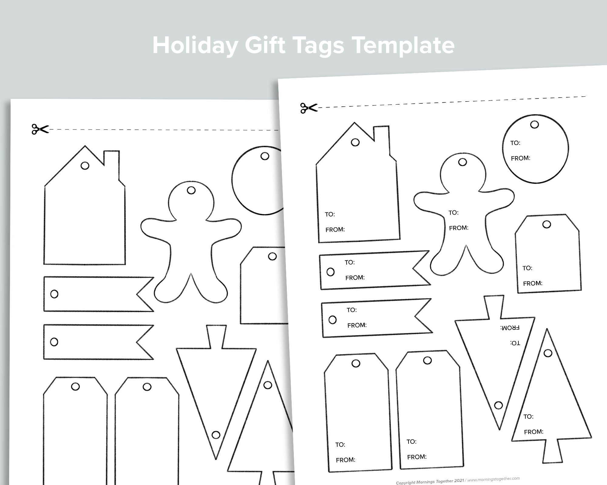 Holiday Gift Tags Freebie