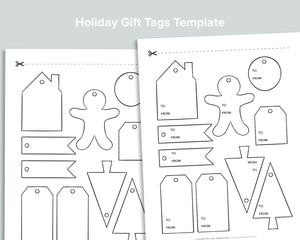 Holiday Gift Tags Freebie
