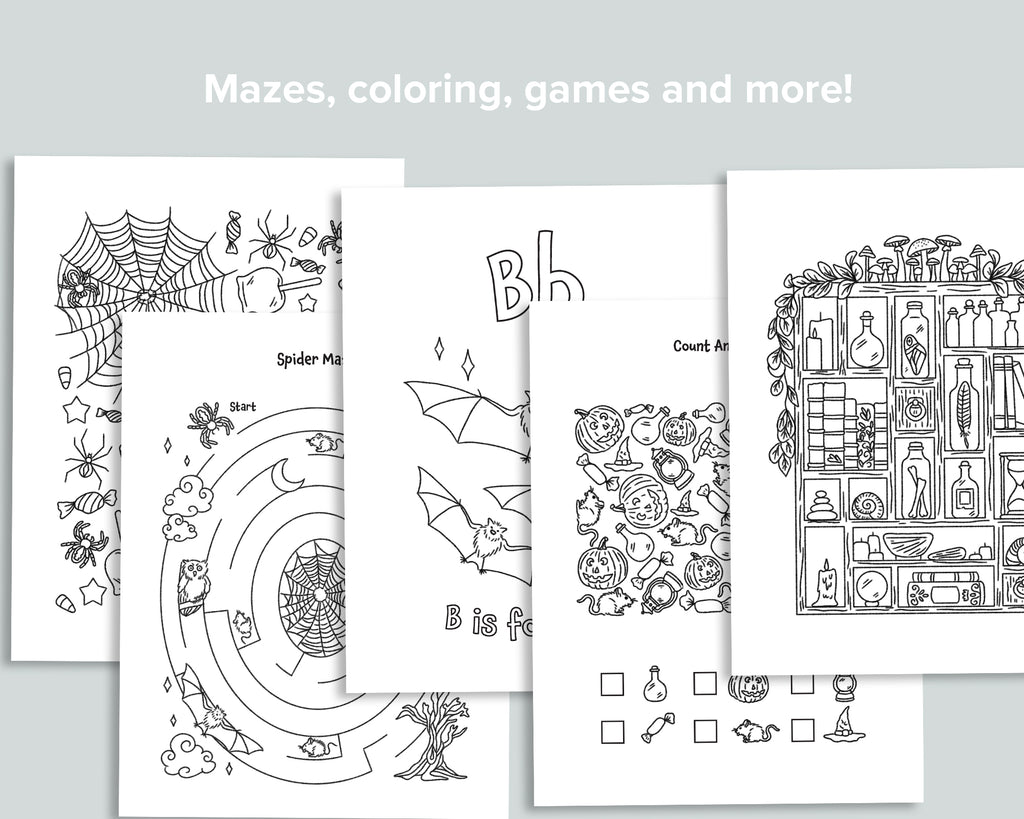 Halloween Activity Book