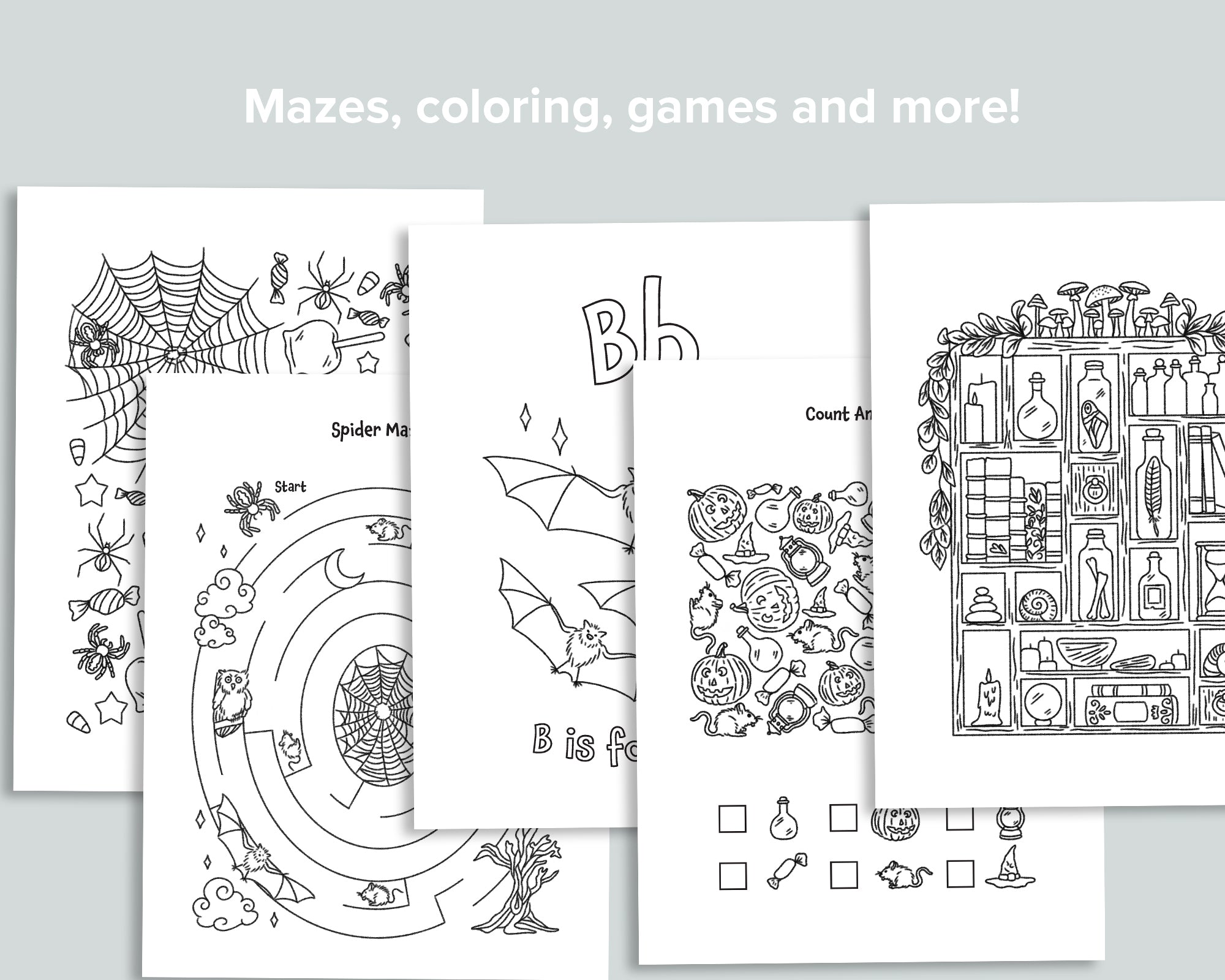 Halloween Activity Book