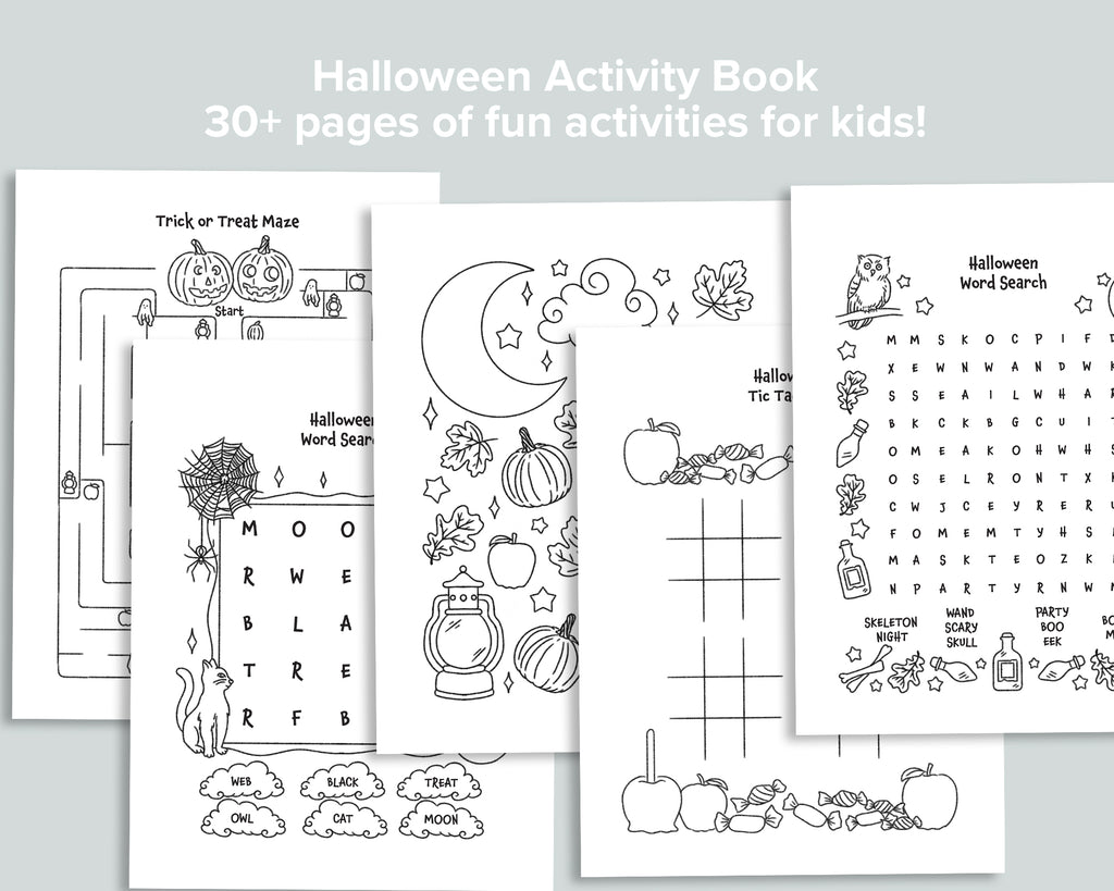 Halloween Activity Book