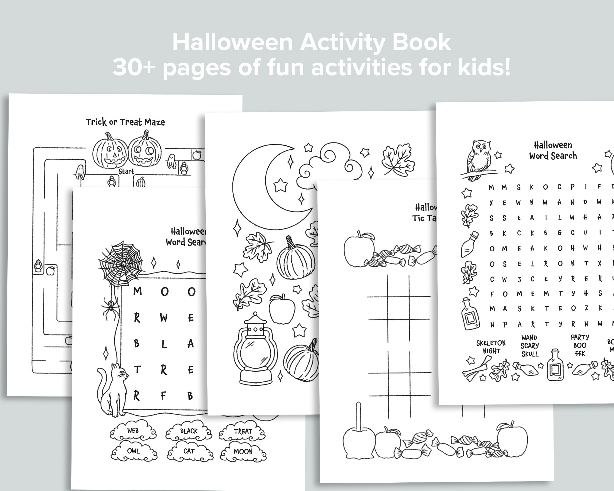 Halloween Activity Book