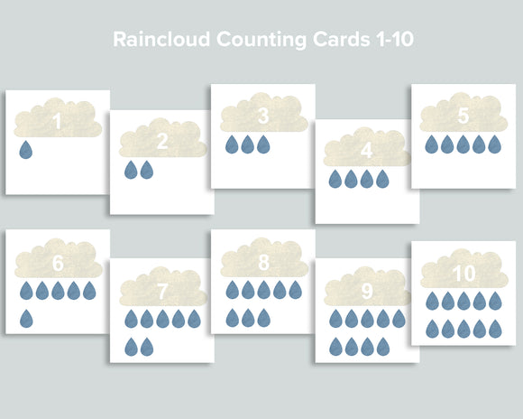 Raincloud Counting Cards