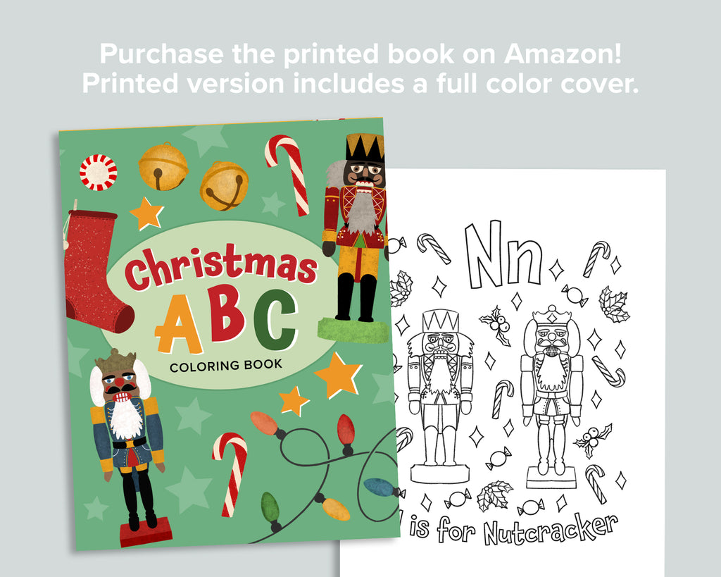 Christmas ABC Coloring Book