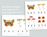 Autumn Count and Clip Cards