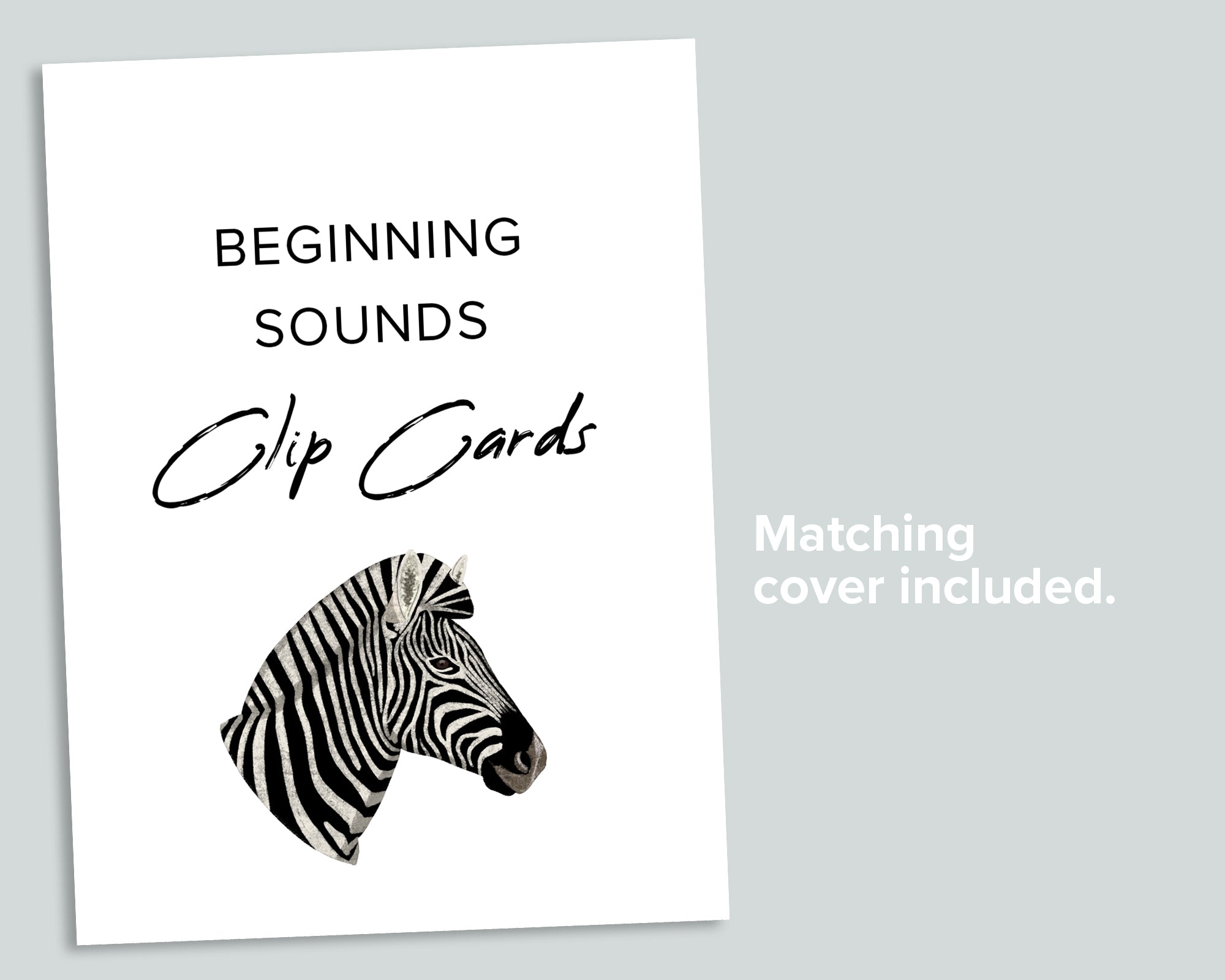 Beginning Sounds Clip Cards