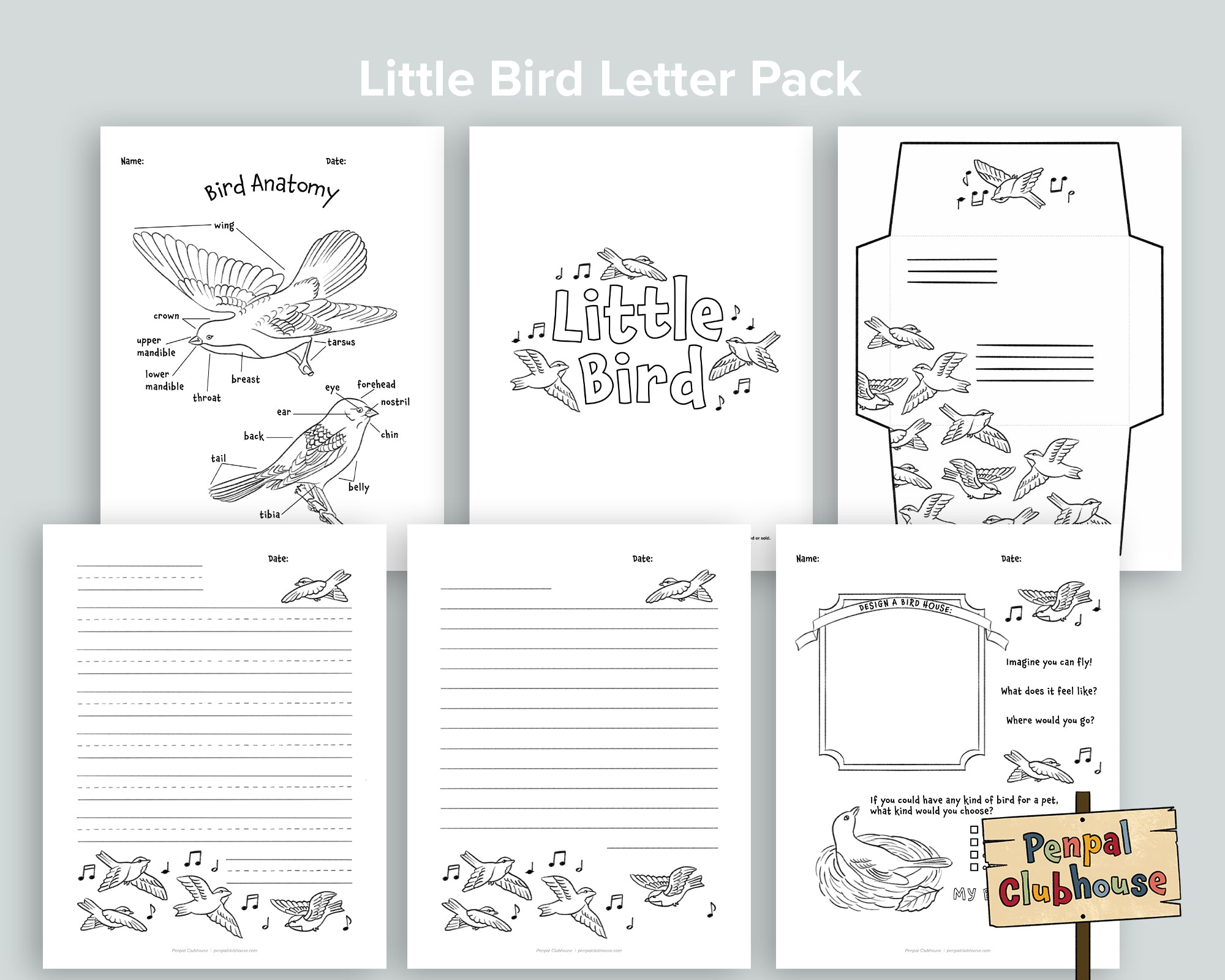 Little Bird Letter Pack