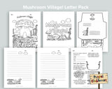 Mushroom Village Letter Pack