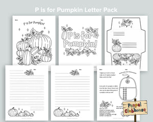 P is for Pumpkin! Letter Pack