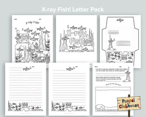 X-ray Fish Letter Pack