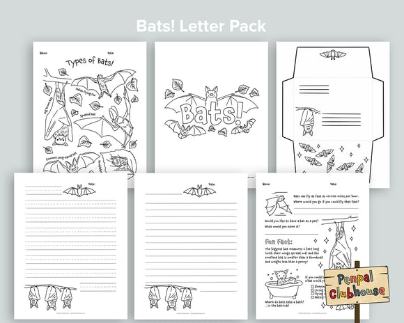Bats Letter Pack