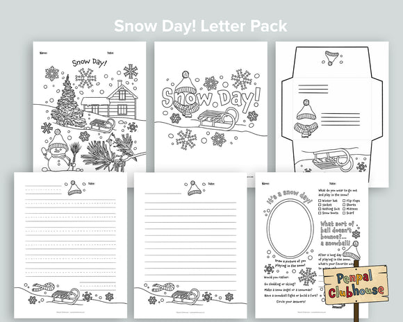 Snow Day Letter Pack