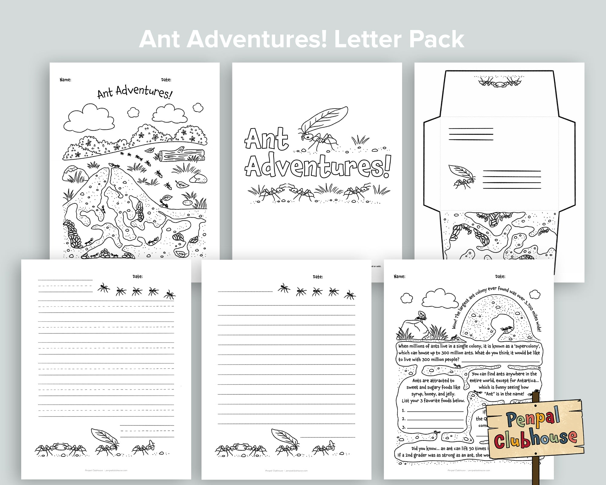 Ant Adventures Letter Pack