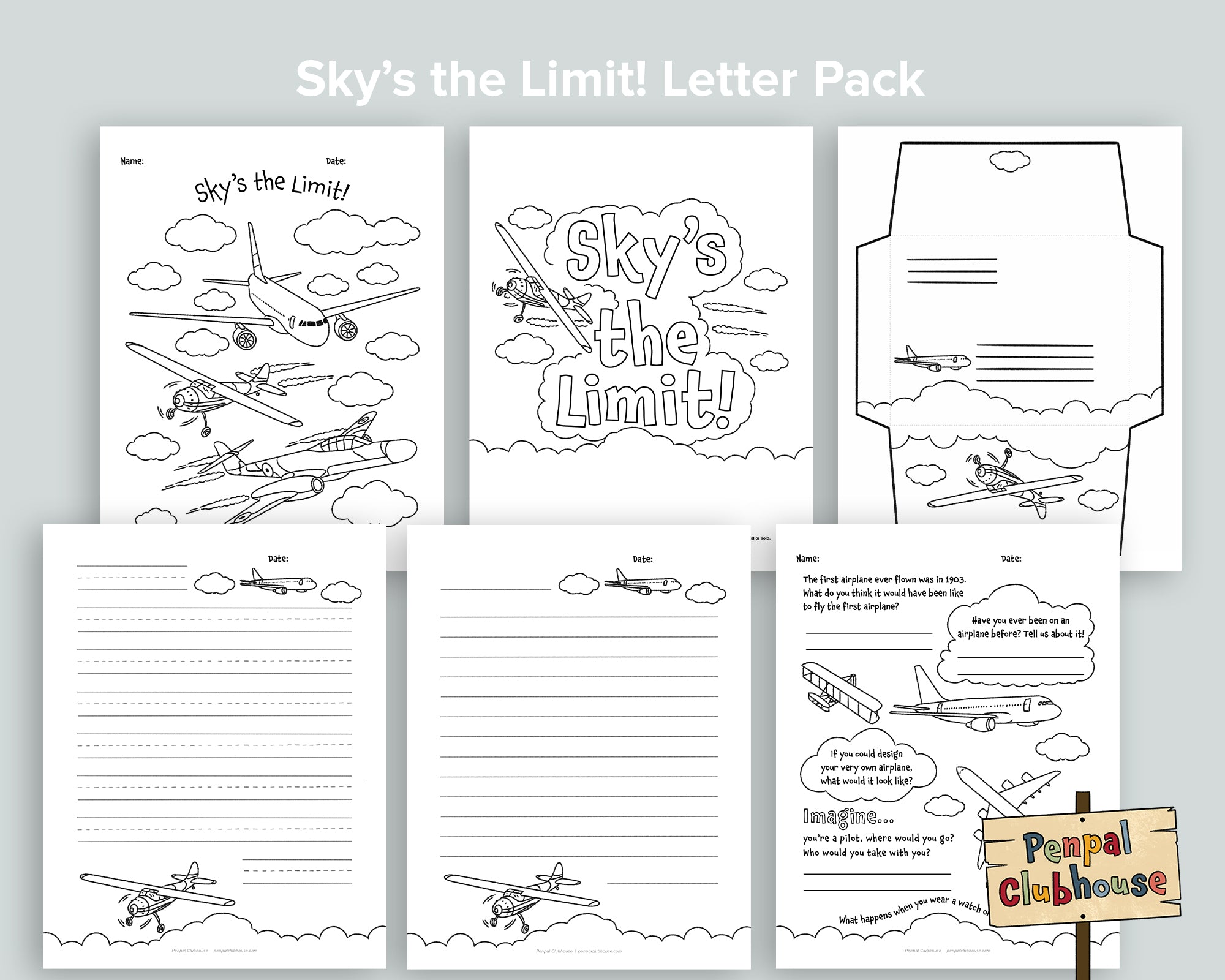 Sky's the Limit Letter Pack