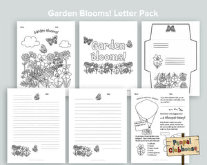 Garden Blooms Letter Pack