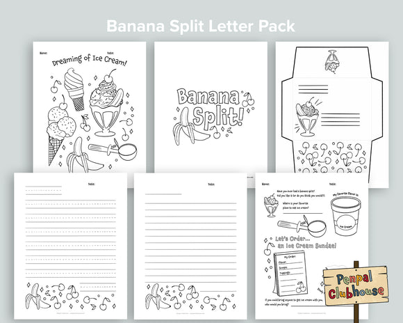 Banana Split Letter Pack